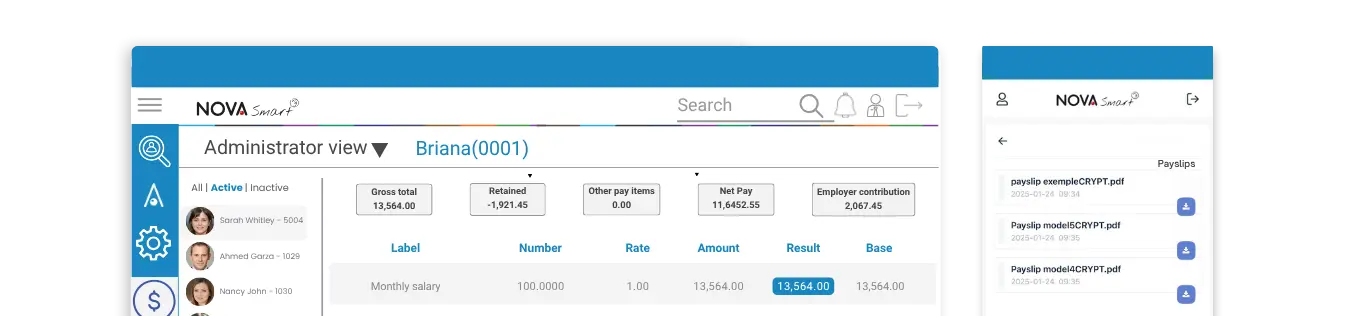 Nova Smart NG payroll