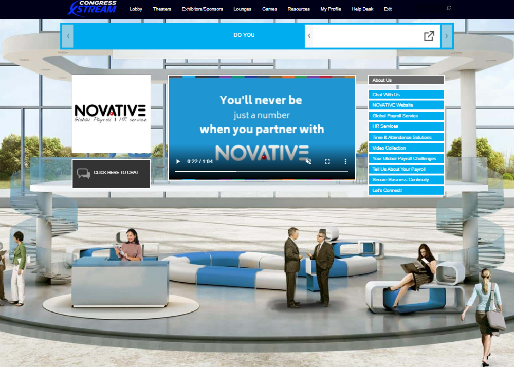 Stand Novative au Congrès Xstream de l'APA
