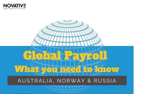 Infografik | Global Payroll | Australien, Norwegen & Russland