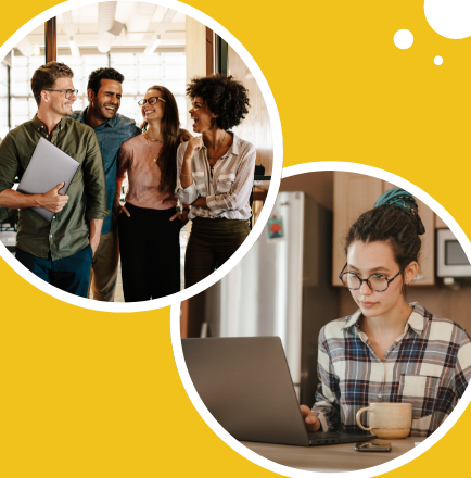 Hybrid Teams Well-being; Mitarbeiterzufriedenheit Home Office