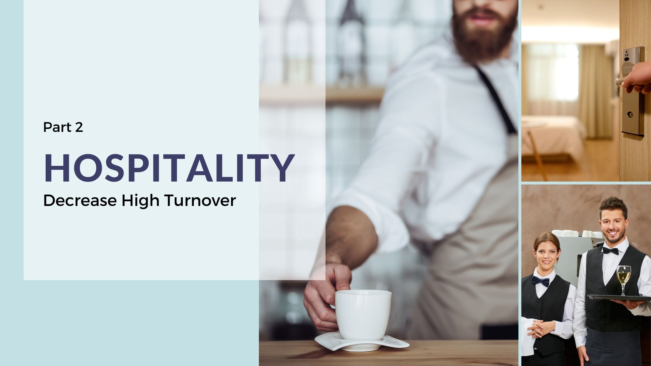 Hospitality team collaboration in a hotel environment